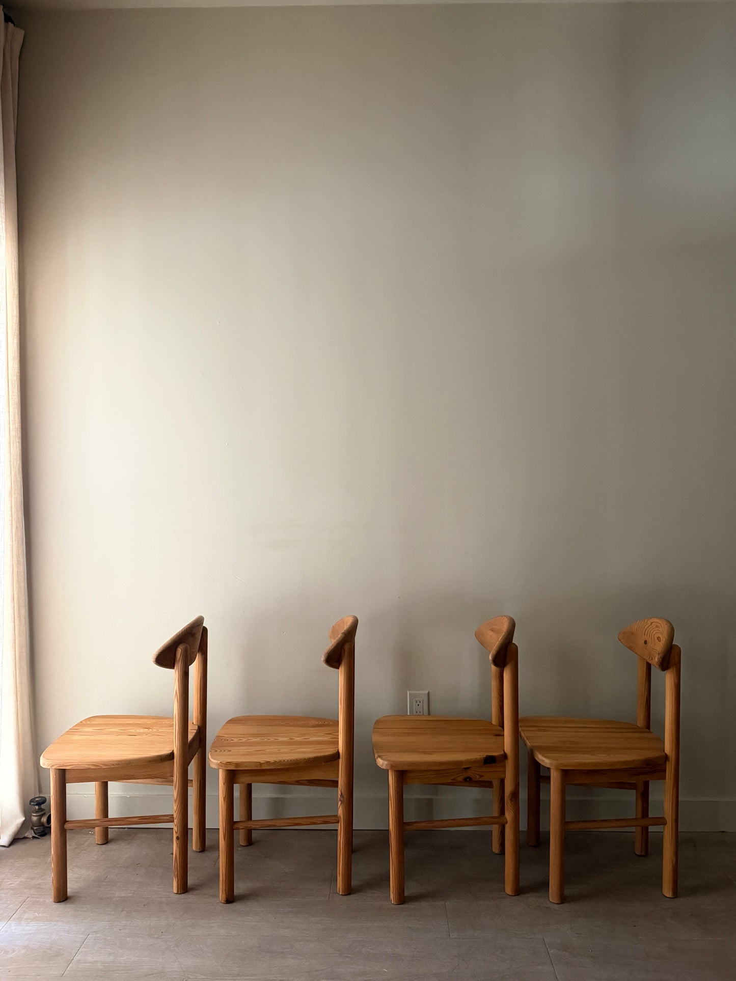 Rainer Daumiller dining chairs. Sold as set of 4.