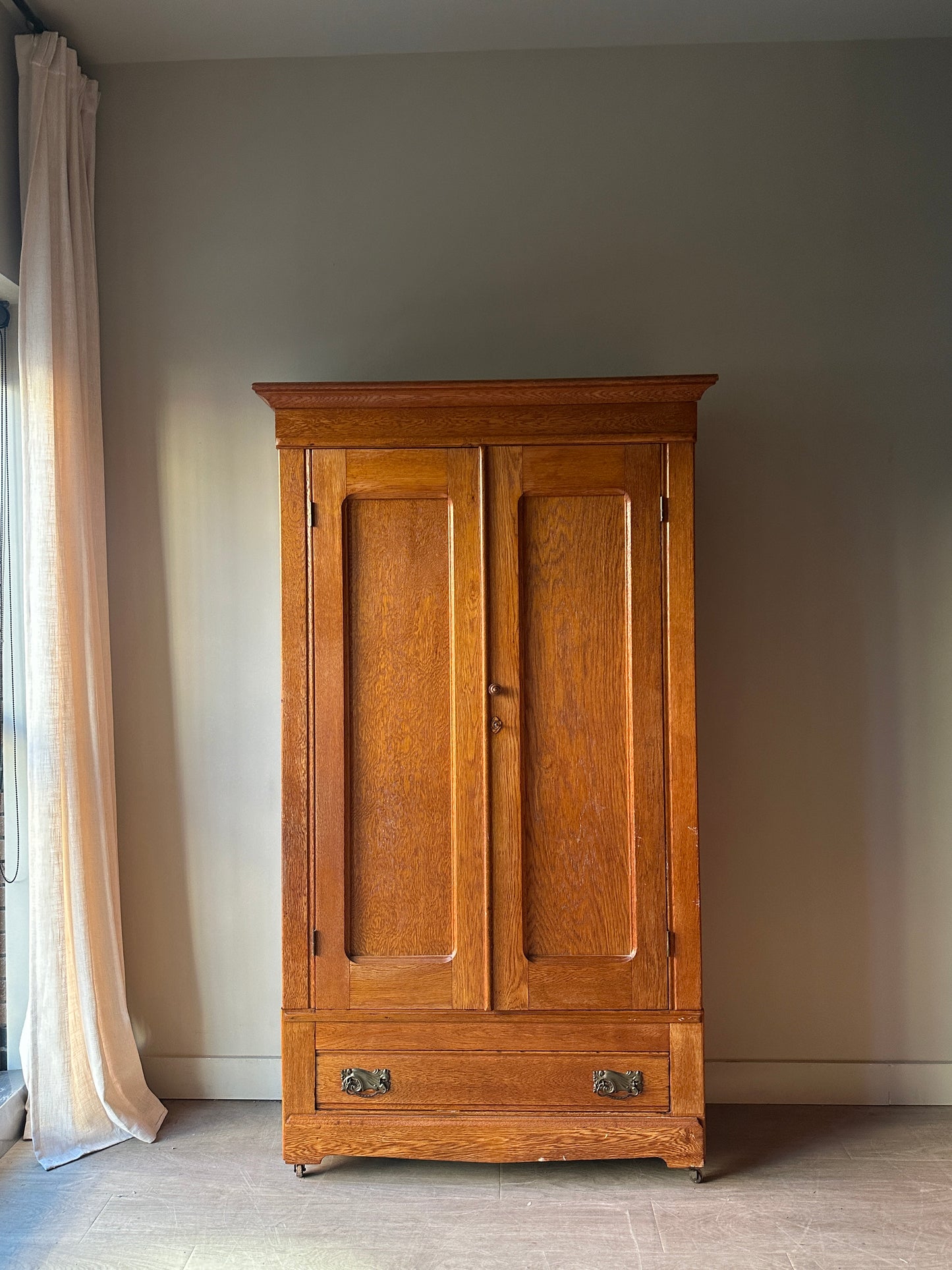 Oak armoire