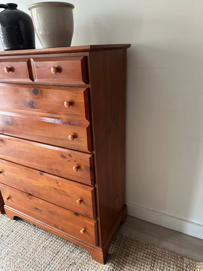 Pine dresser left