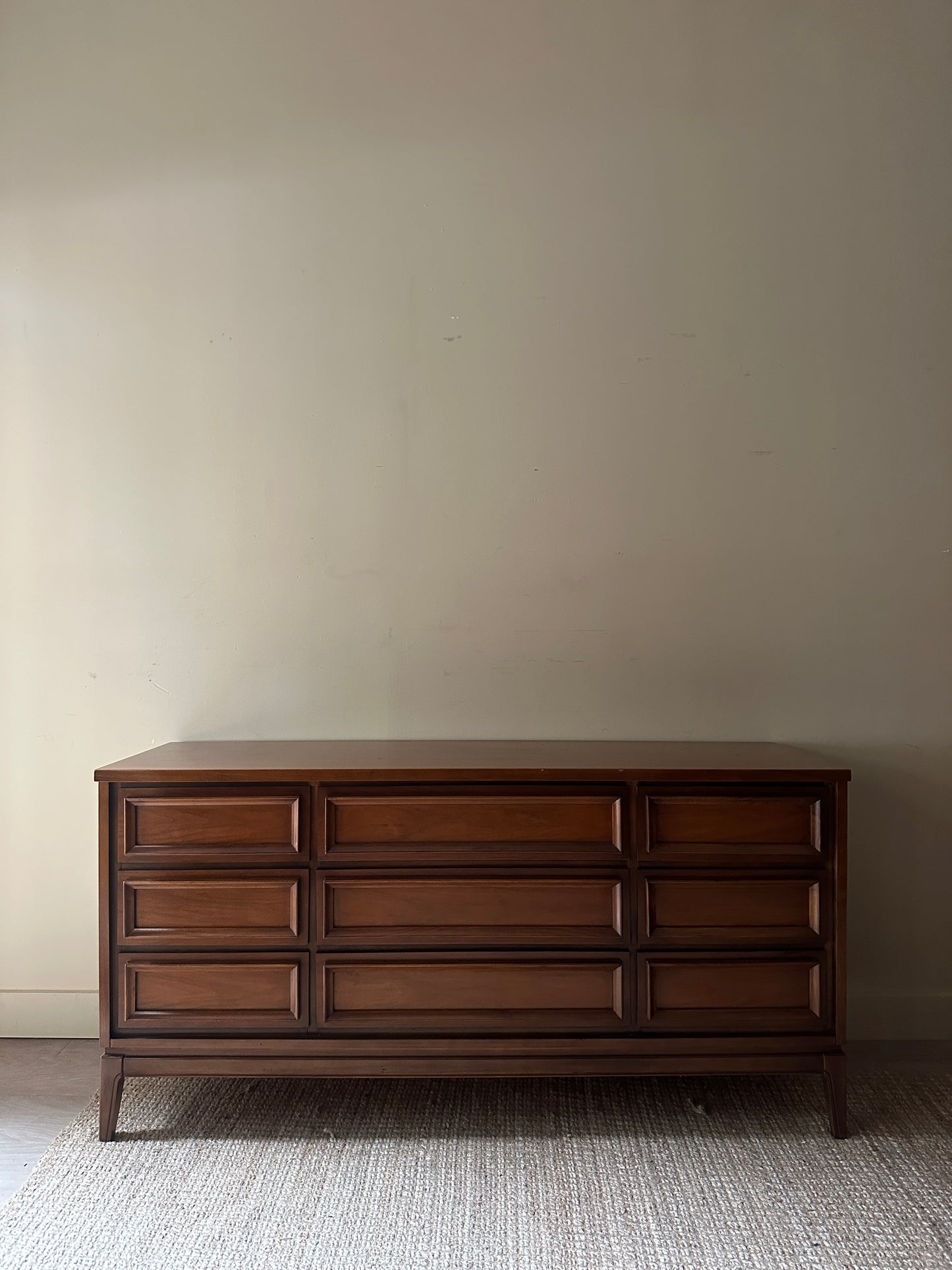 Dixie walnut dresser
