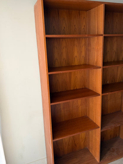 Teak shelving unit