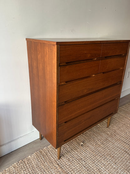 Walnut tallboy