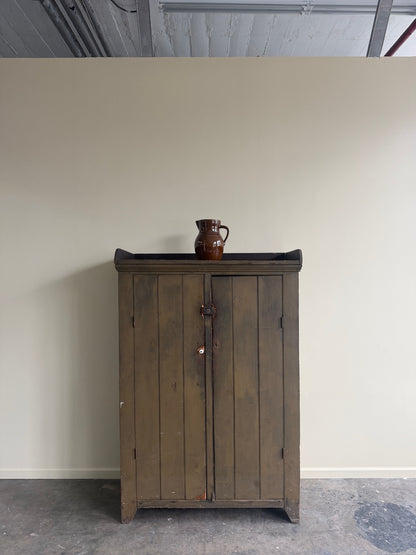 Painted pine cupboard