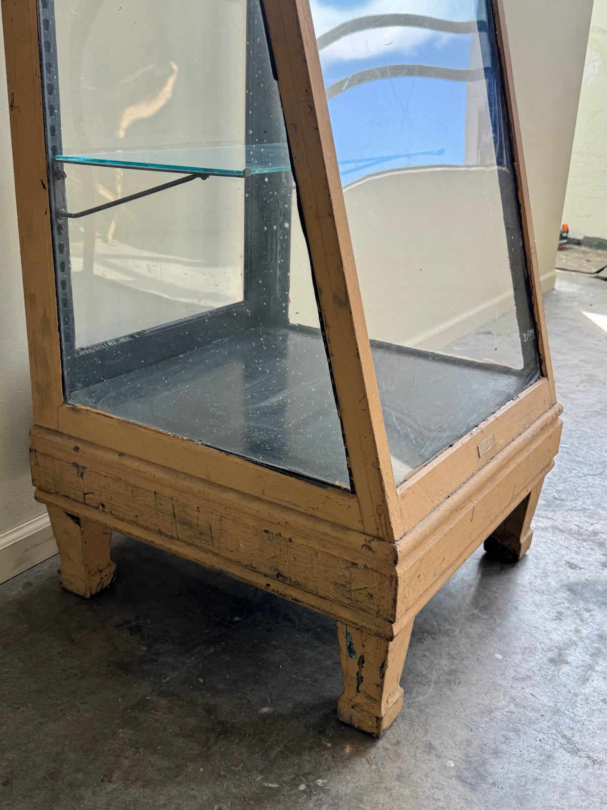 Painted mercantile display case