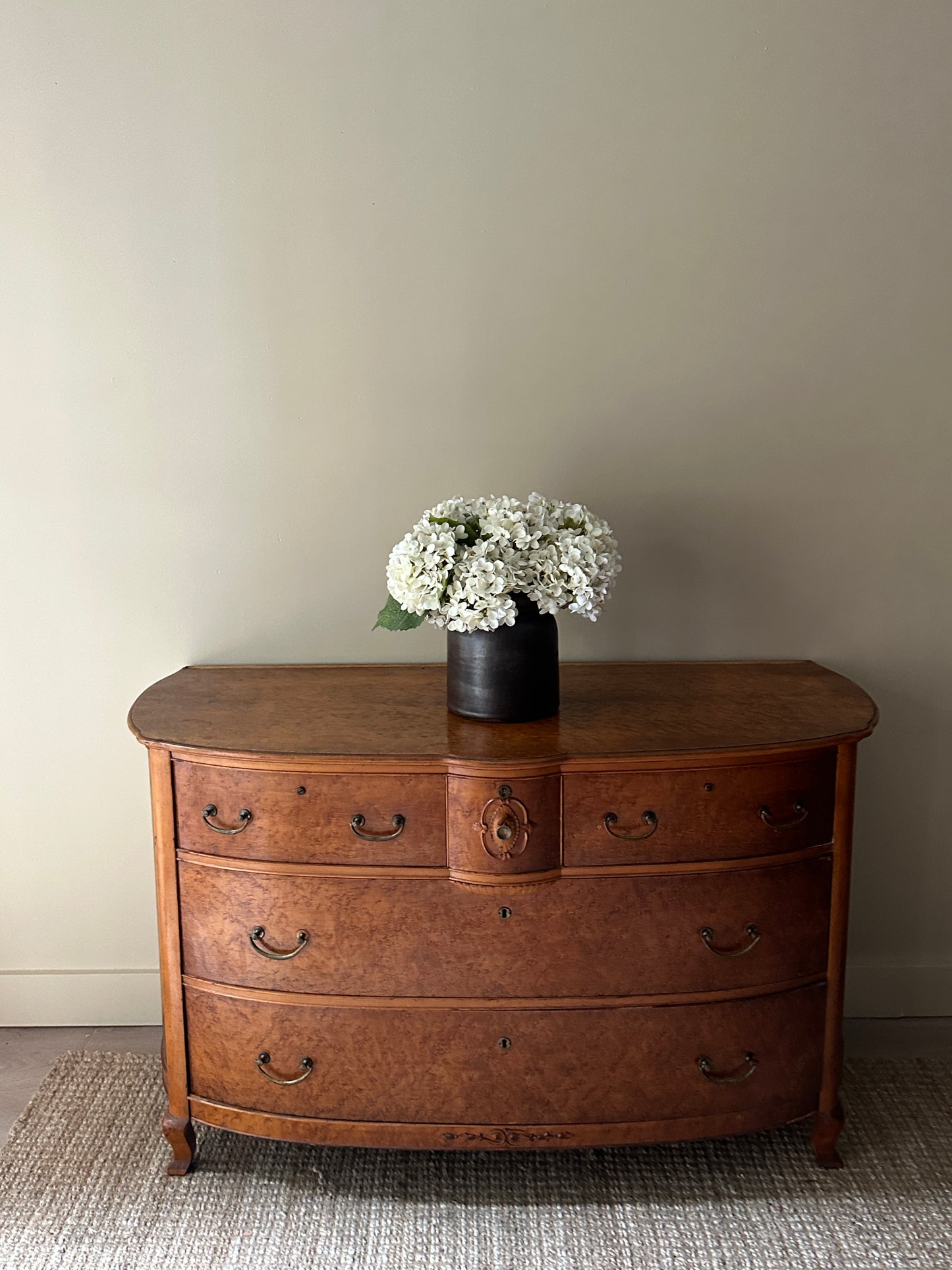 Birdseye maple dresser