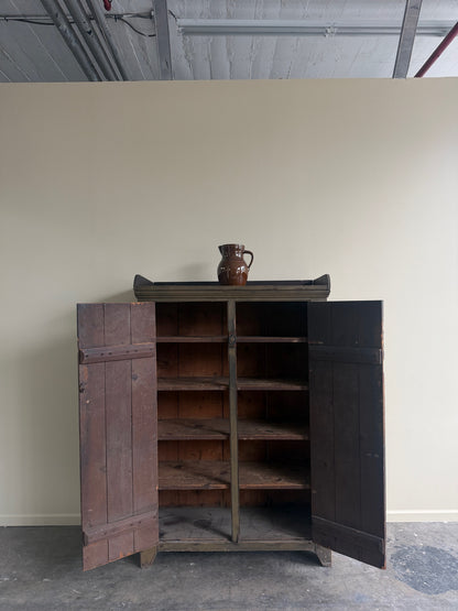 Painted pine cupboard