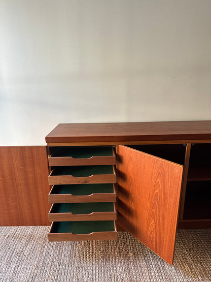 Danish teak credenza