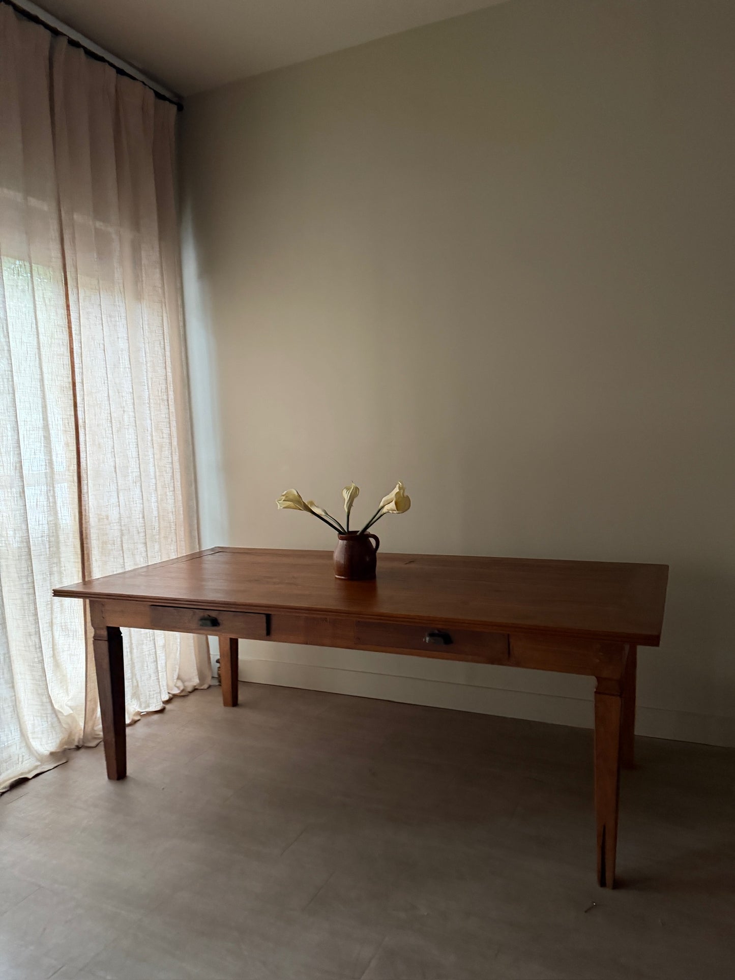 Walnut dining table