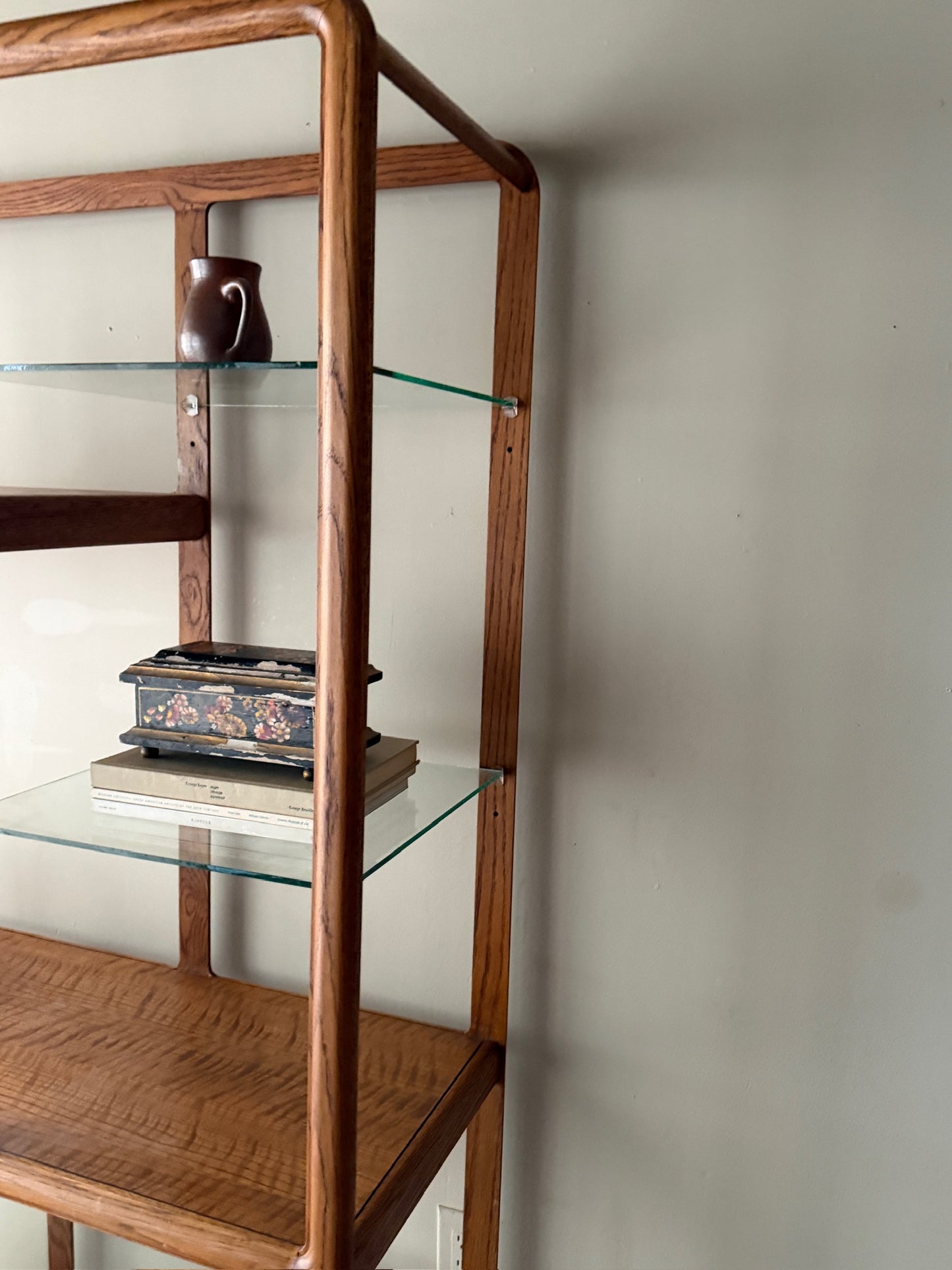 Oak etagere
