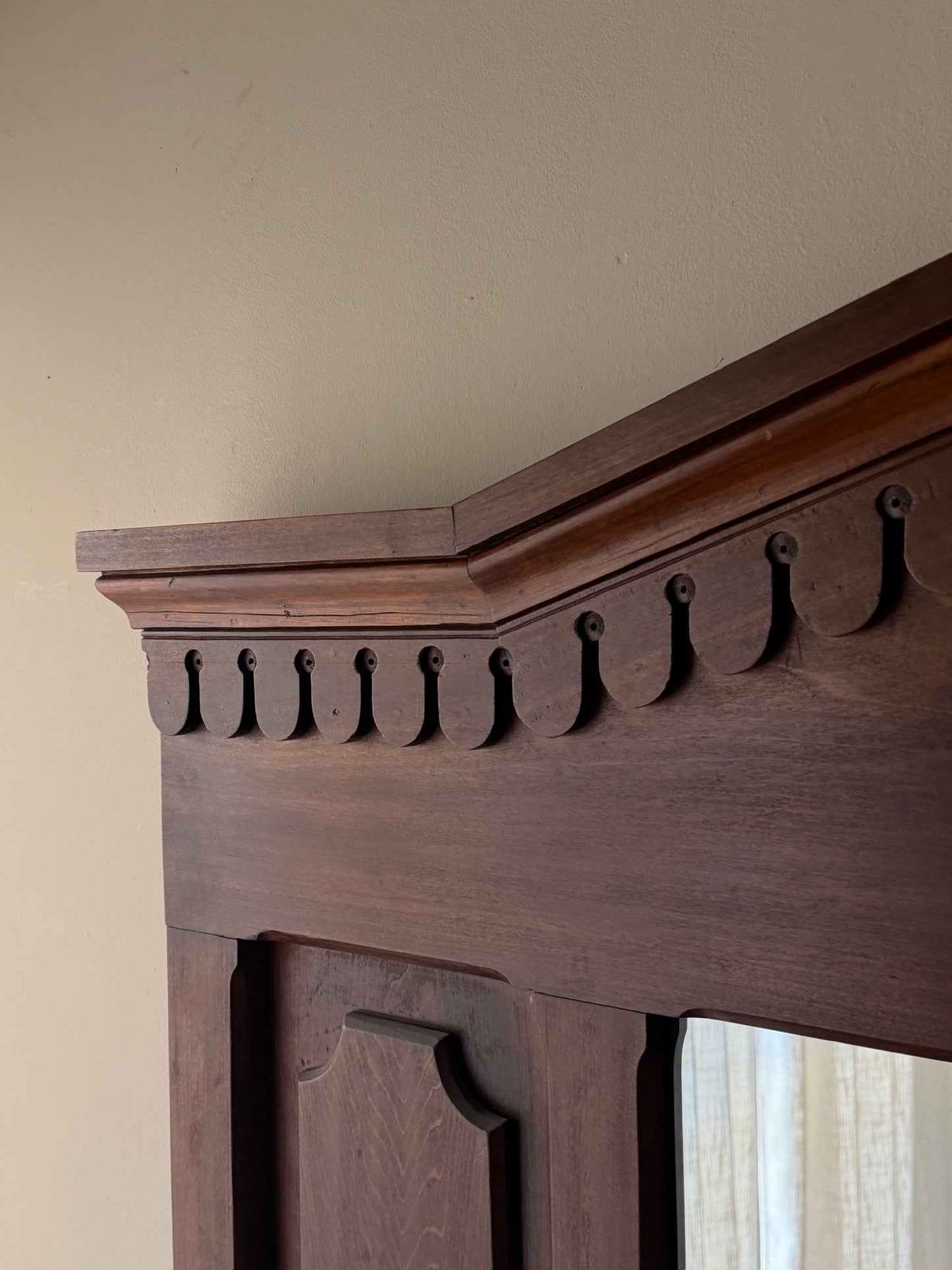 Victorian pine server