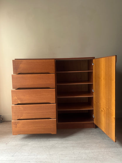 Danish teak side by side