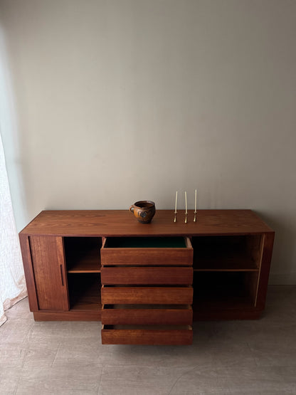 Danish teak credenza