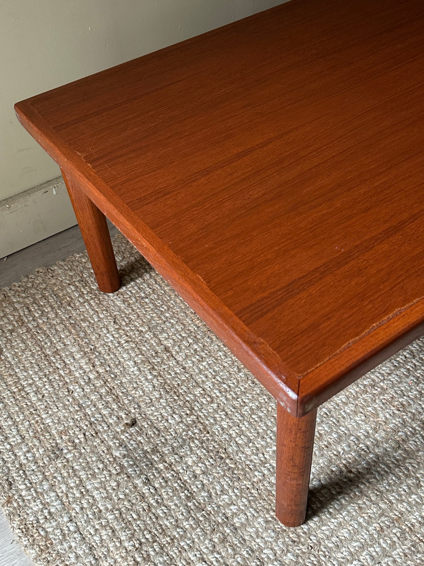 Danish teak coffee table