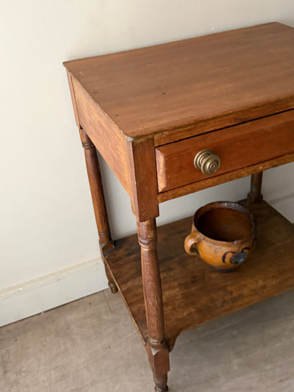 Sheraton pine side table