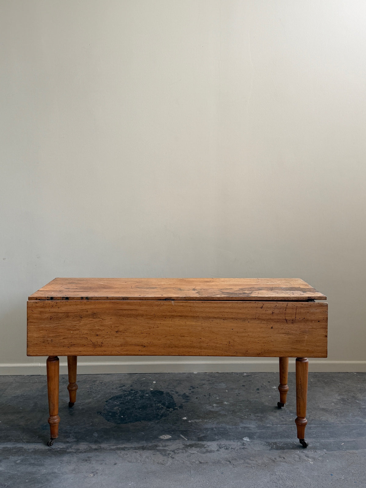 Sheraton pine drop leaf table