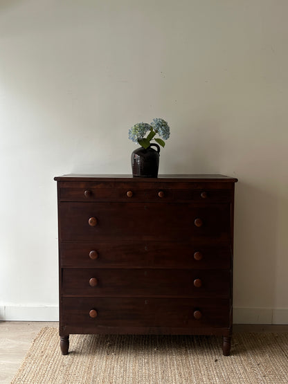 Mahogany empire dresser