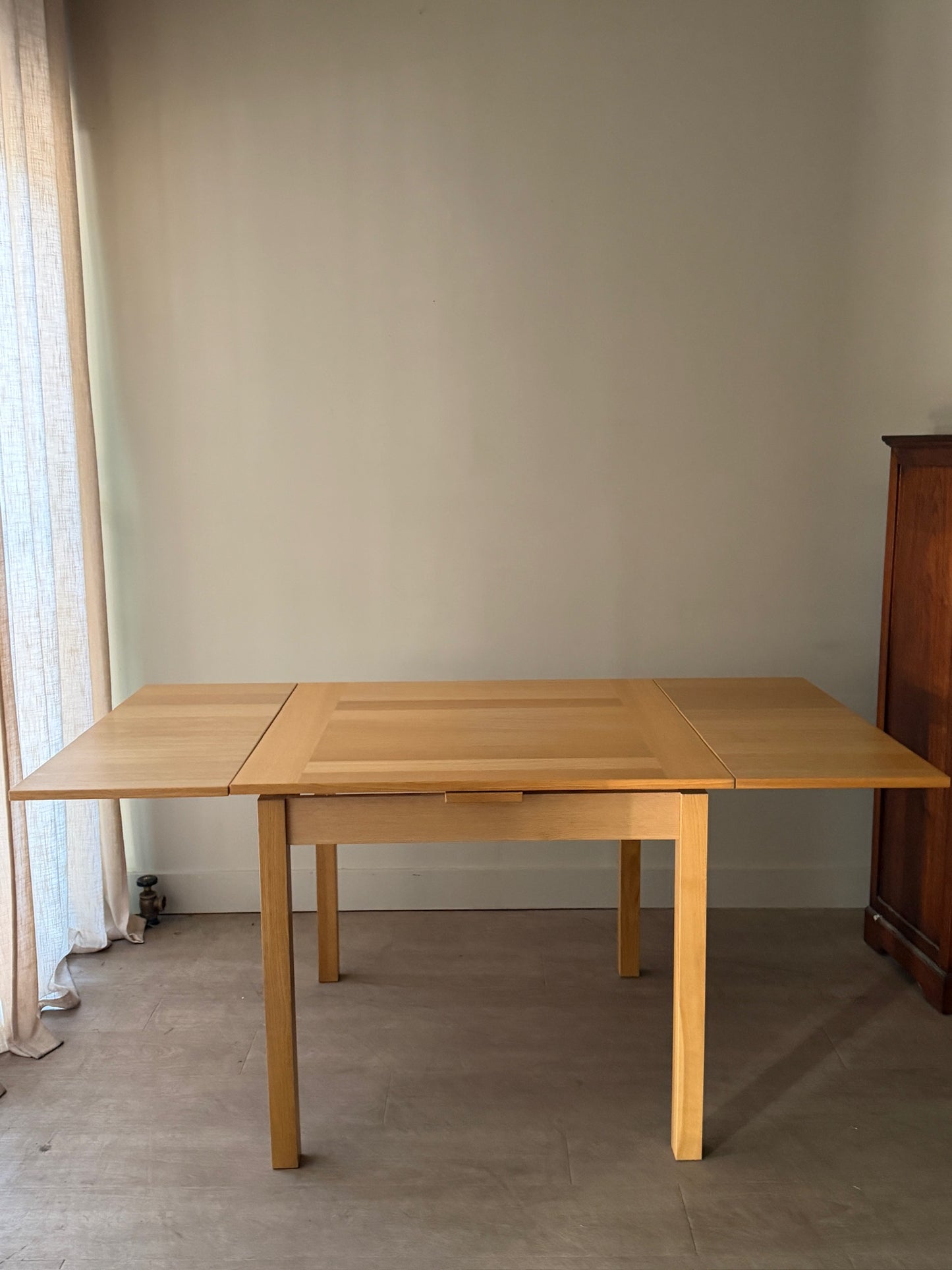 Gangso Mobler Danish oak extending dining table