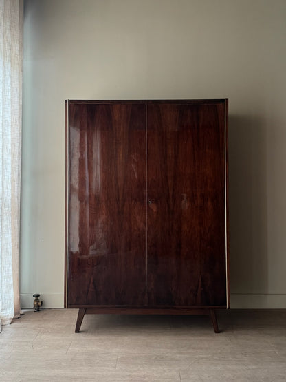 Landsman & Nepozitek for Jitona Czech walnut armoire