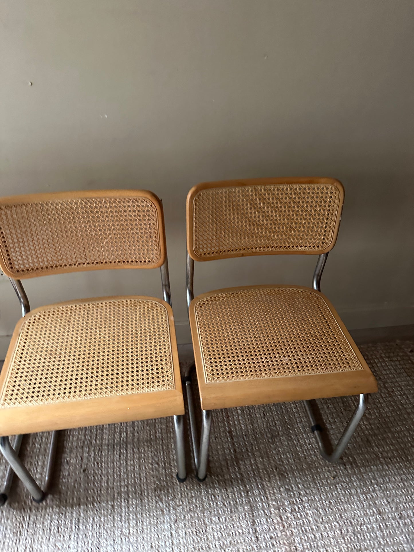 Cesca dining chairs