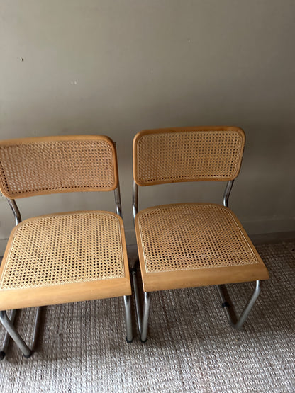 Cesca dining chairs