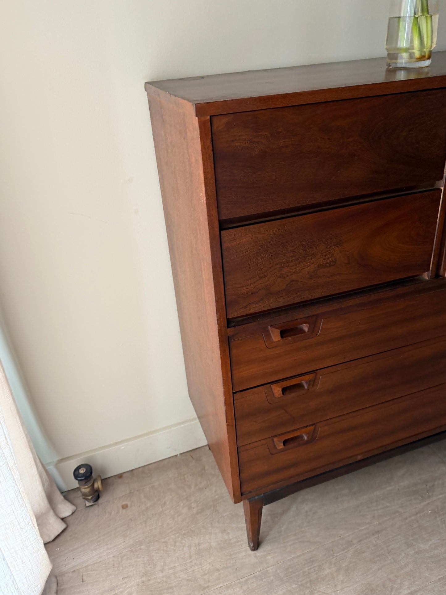 Walnut gentlemen’s dresser