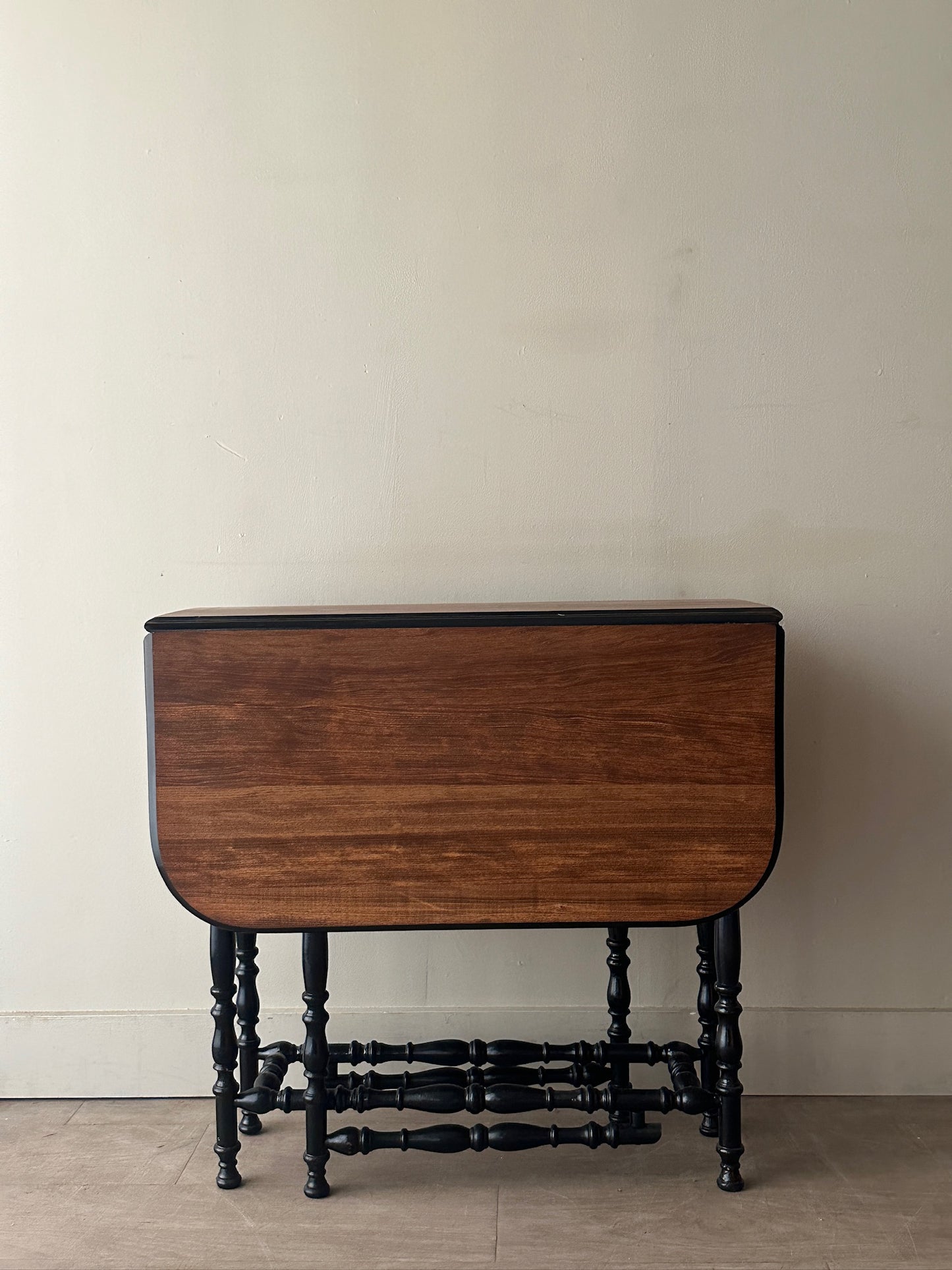Walnut gate leg table