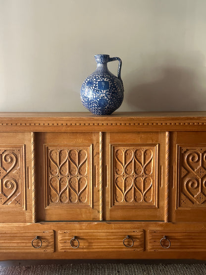Danish oak sideboard by Henning Kjaernulf