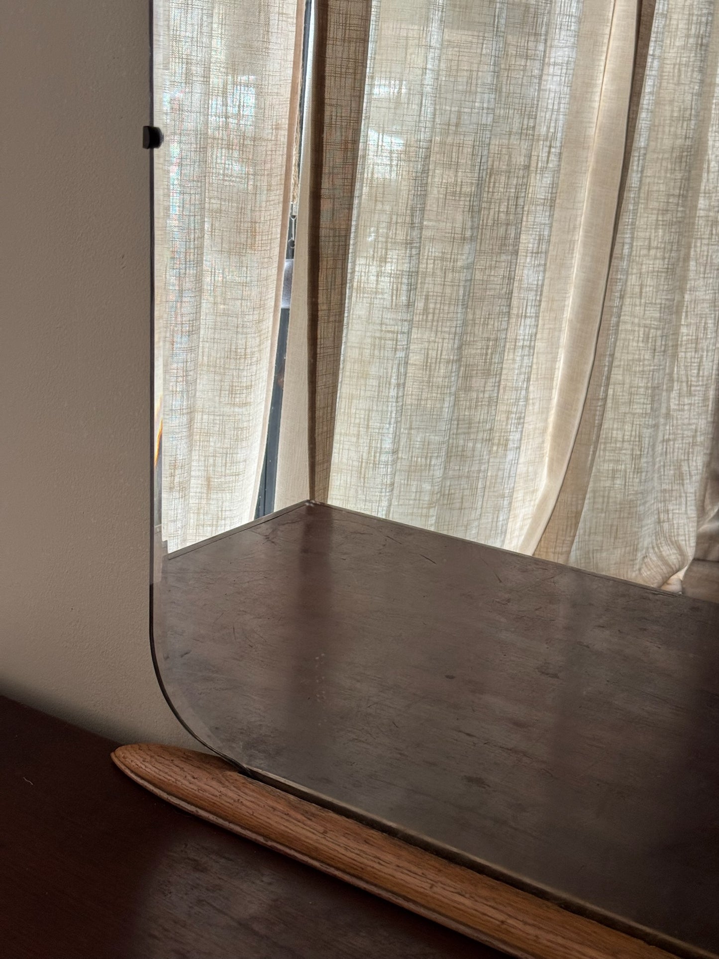 Oak dresser mirror