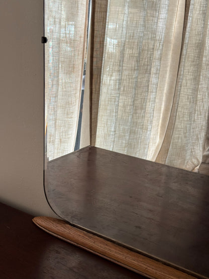 Oak dresser mirror