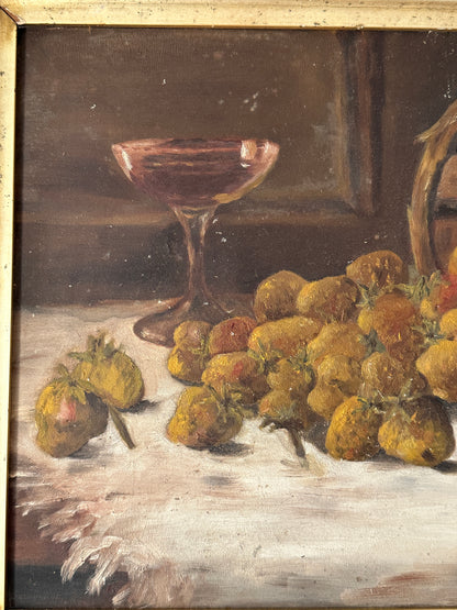 Fruit & wine still life