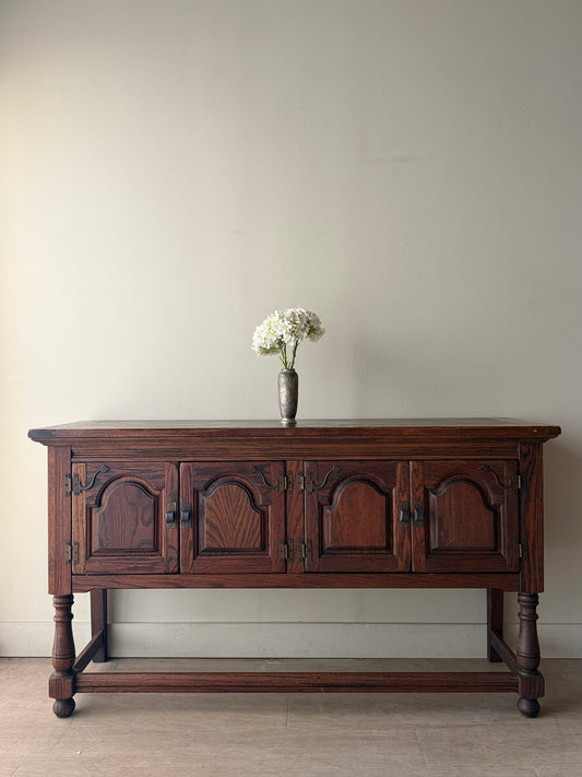 Jacobean style oak server