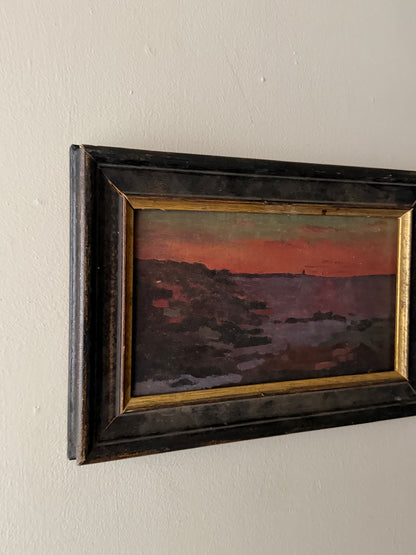 American coastal landscape. Unsigned.