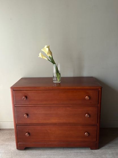 Maple dresser with mirror