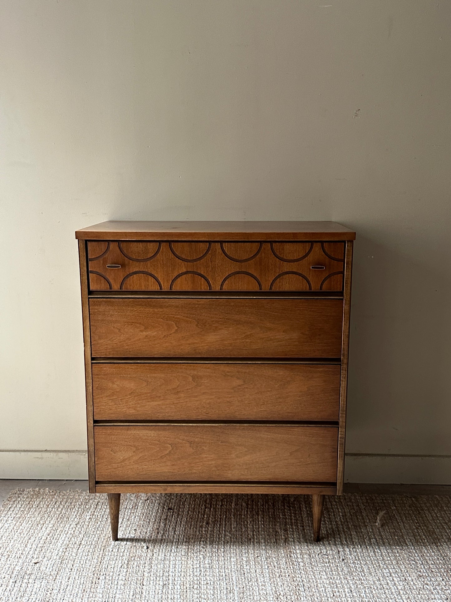 Walnut tallboy