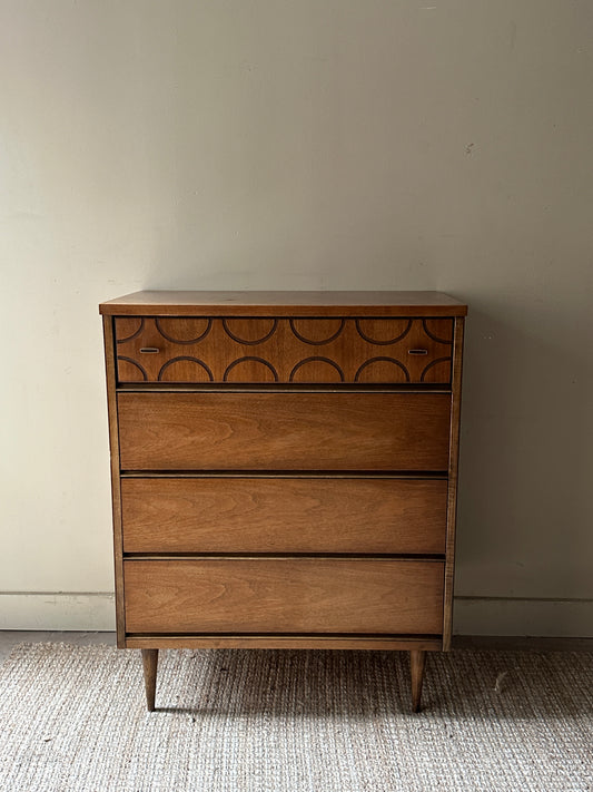 Walnut tallboy