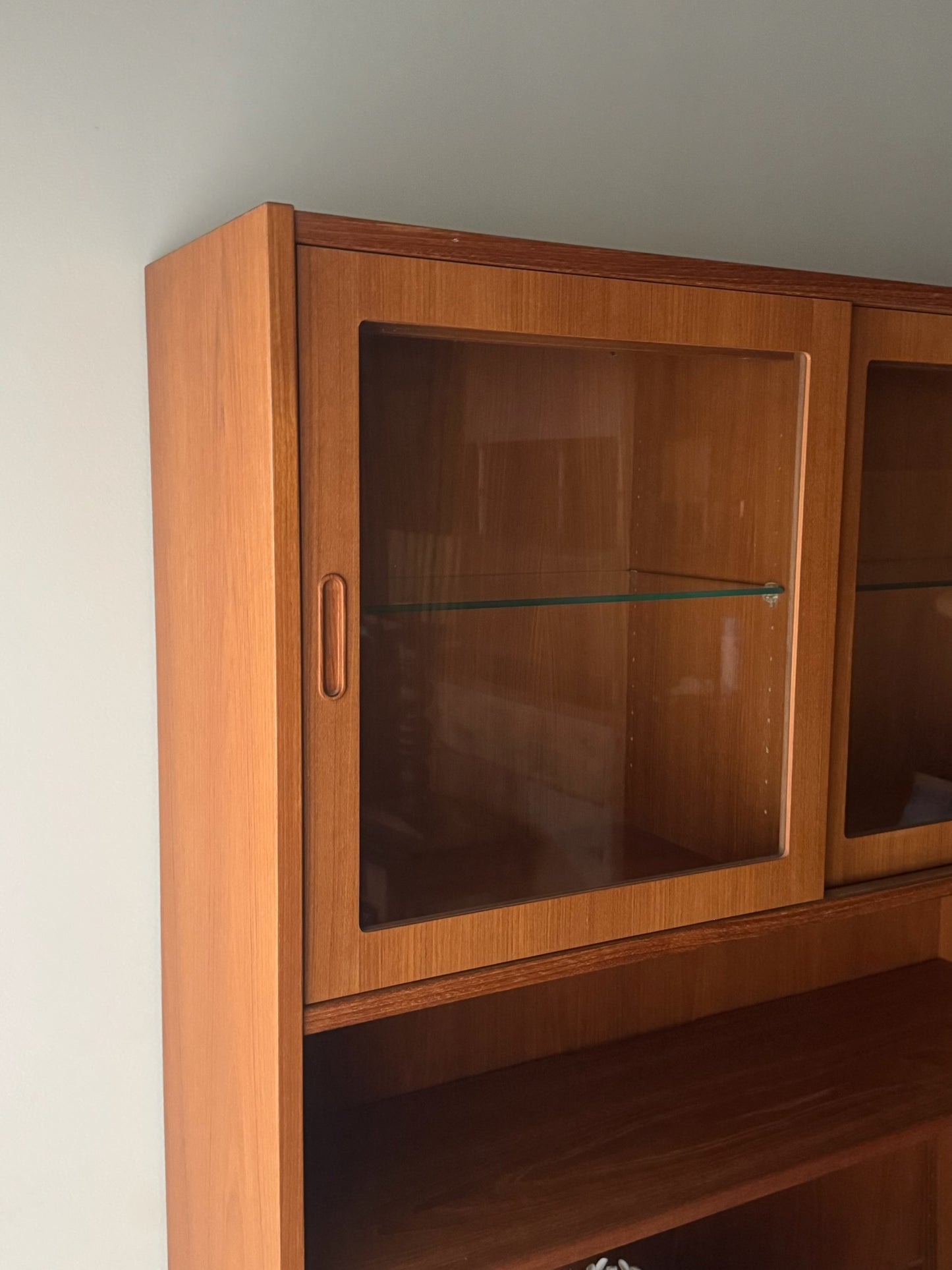 Hundevad Danish teak display hutch