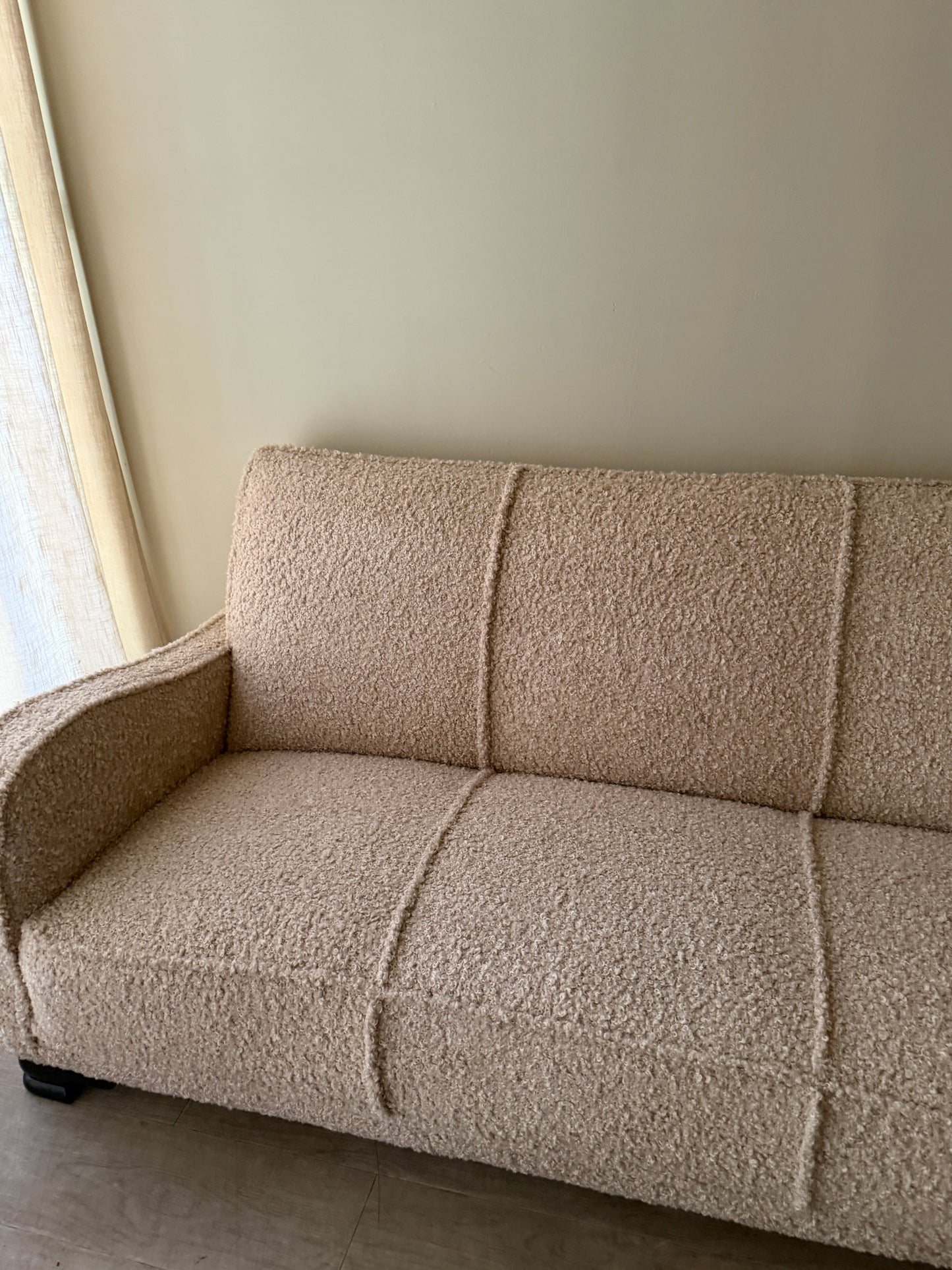 Danish boucle sofa