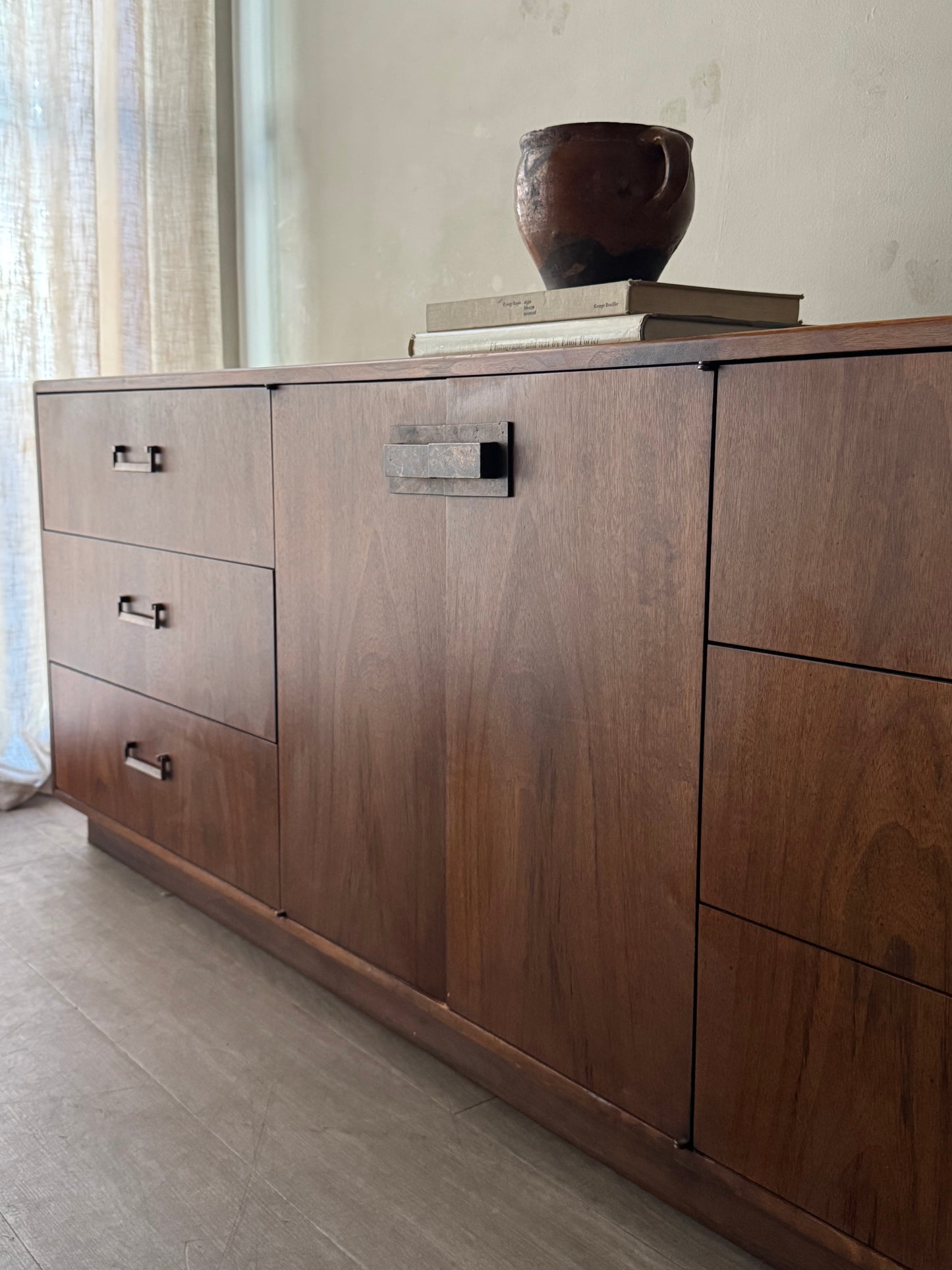 Founders walnut 9 drawer dresser