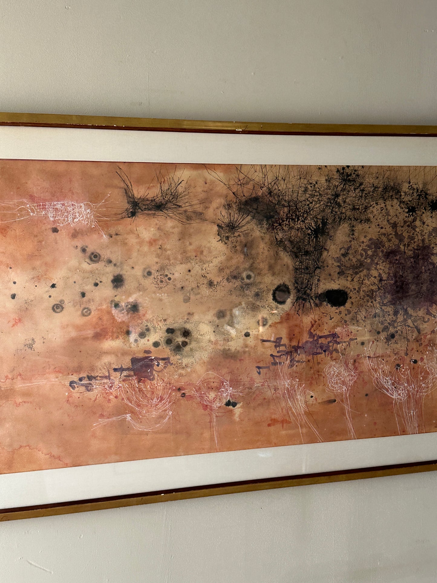 Untitled abstract mixed media by Dale Joe 1953