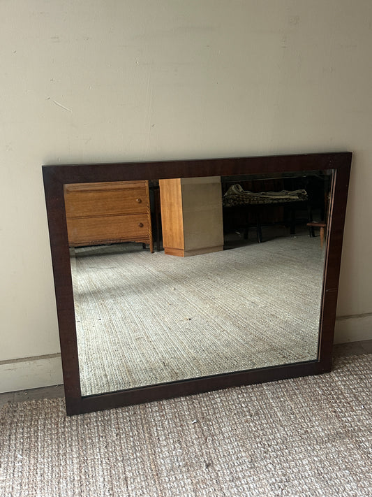 Mahogany mirror