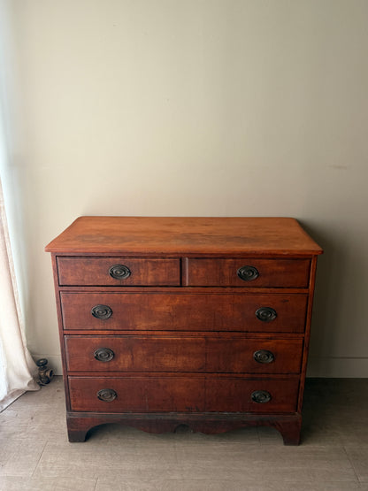 Stained pine dresser