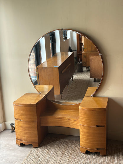 Walnut vanity