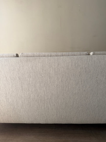 Swedish oatmeal striped sofa