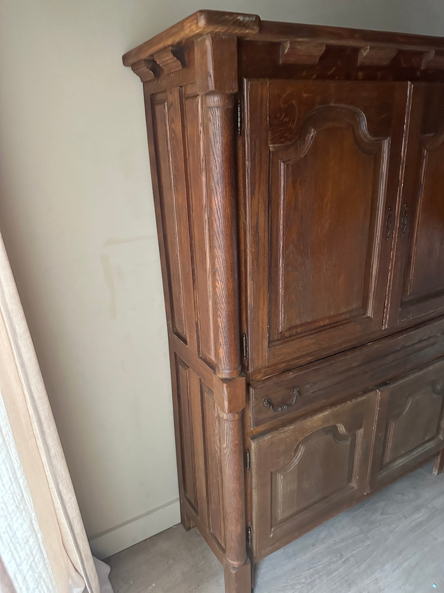 French Oak hutch