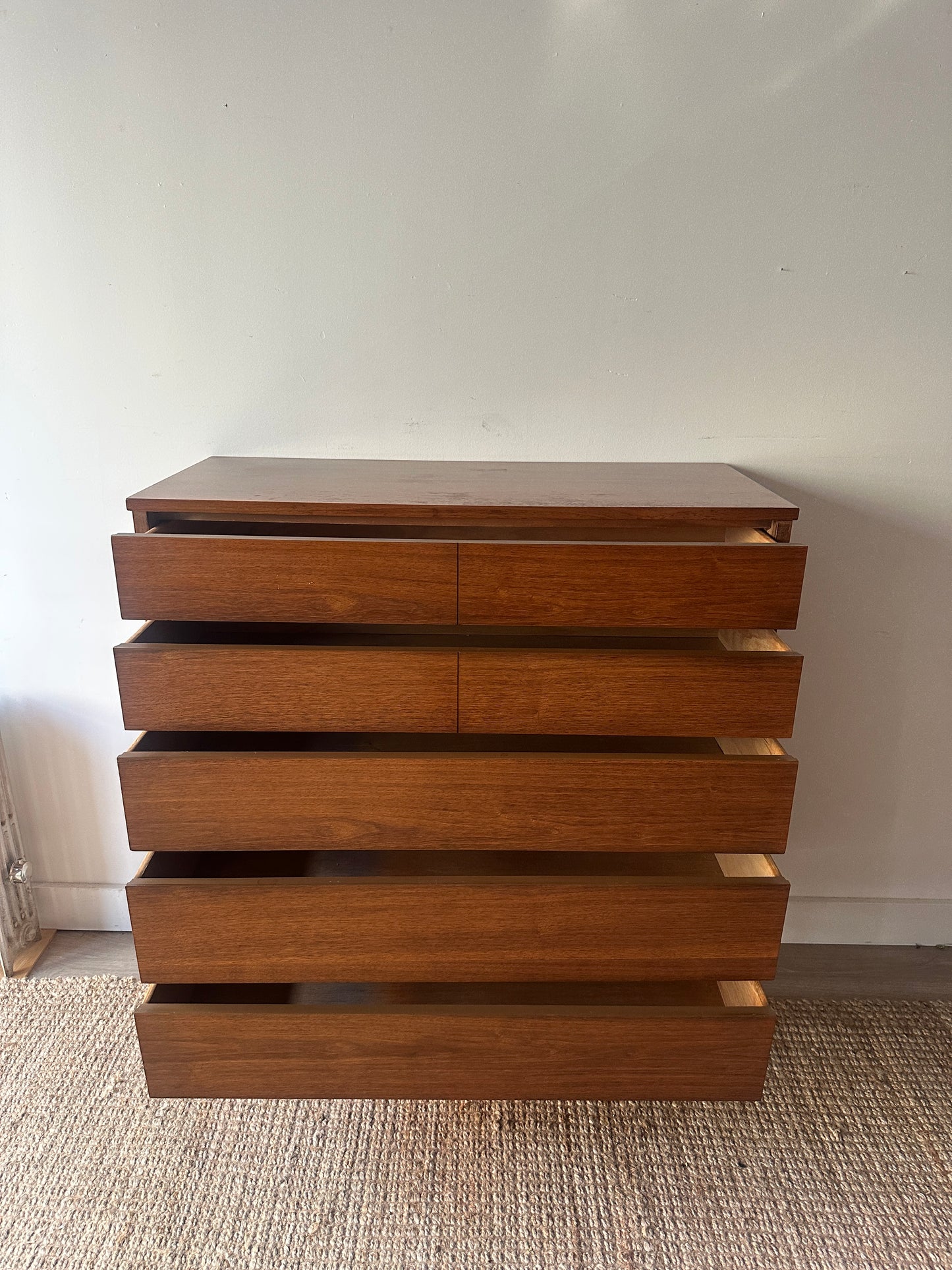 Walnut tallboy