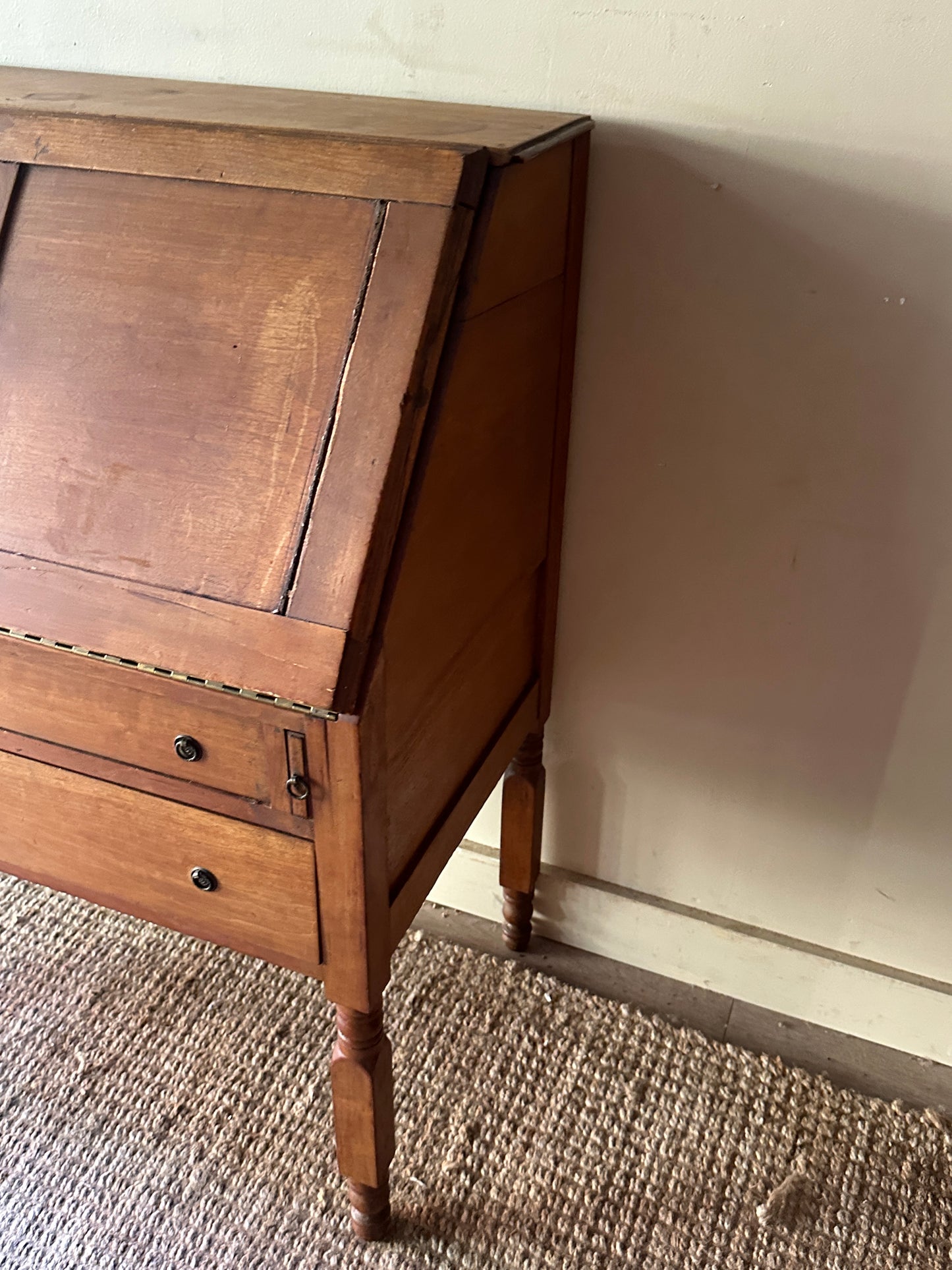 Pine secretary desk