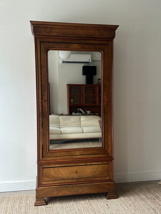 19th c. walnut armoire