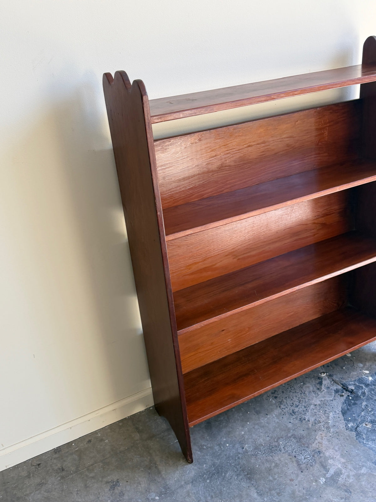 Eastern Shore yellow pine bookshelf