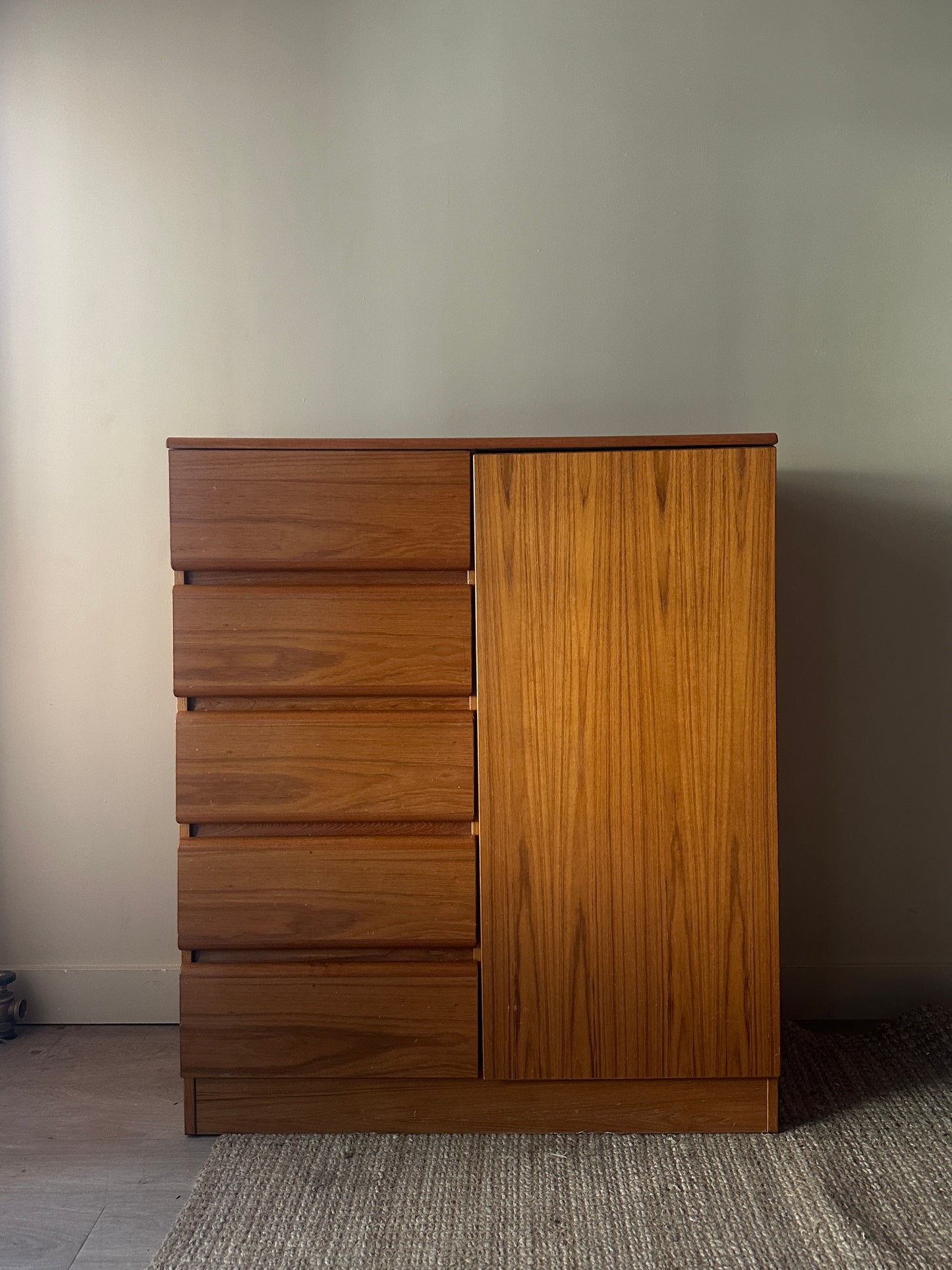 Danish teak side by side