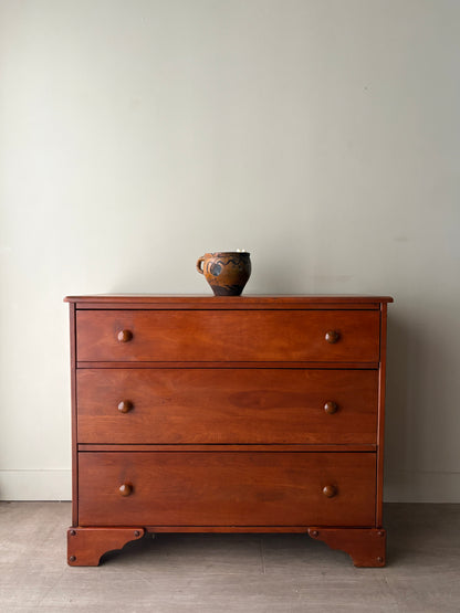 Maple 3 drawer dresser